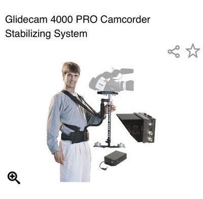 Glidecam Pro 4000 SteadyCam Stabilization HD-4000 (Vest and Arm+Weights)