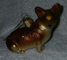 Old World Christmas Pembroke Welsh Corgi Ornament New