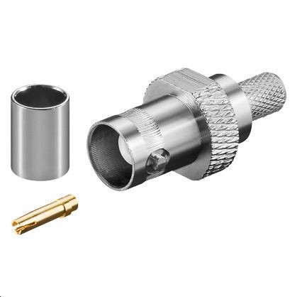 MicroConnect BNC59F BNC crimp plug for RG59