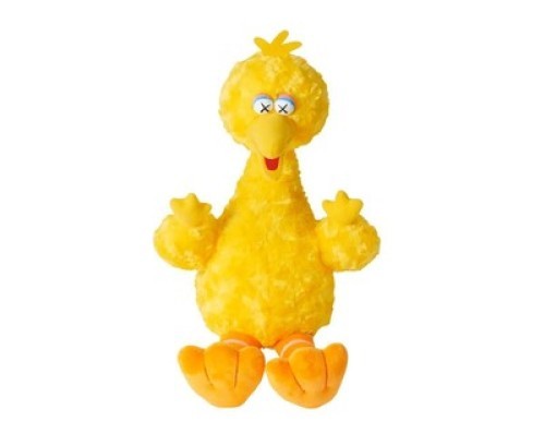 KAWS Sesame Street Plush UNIQLO Complete Set Elmo Cookie Monster Big Bird w/tag - Picture 11 of 24