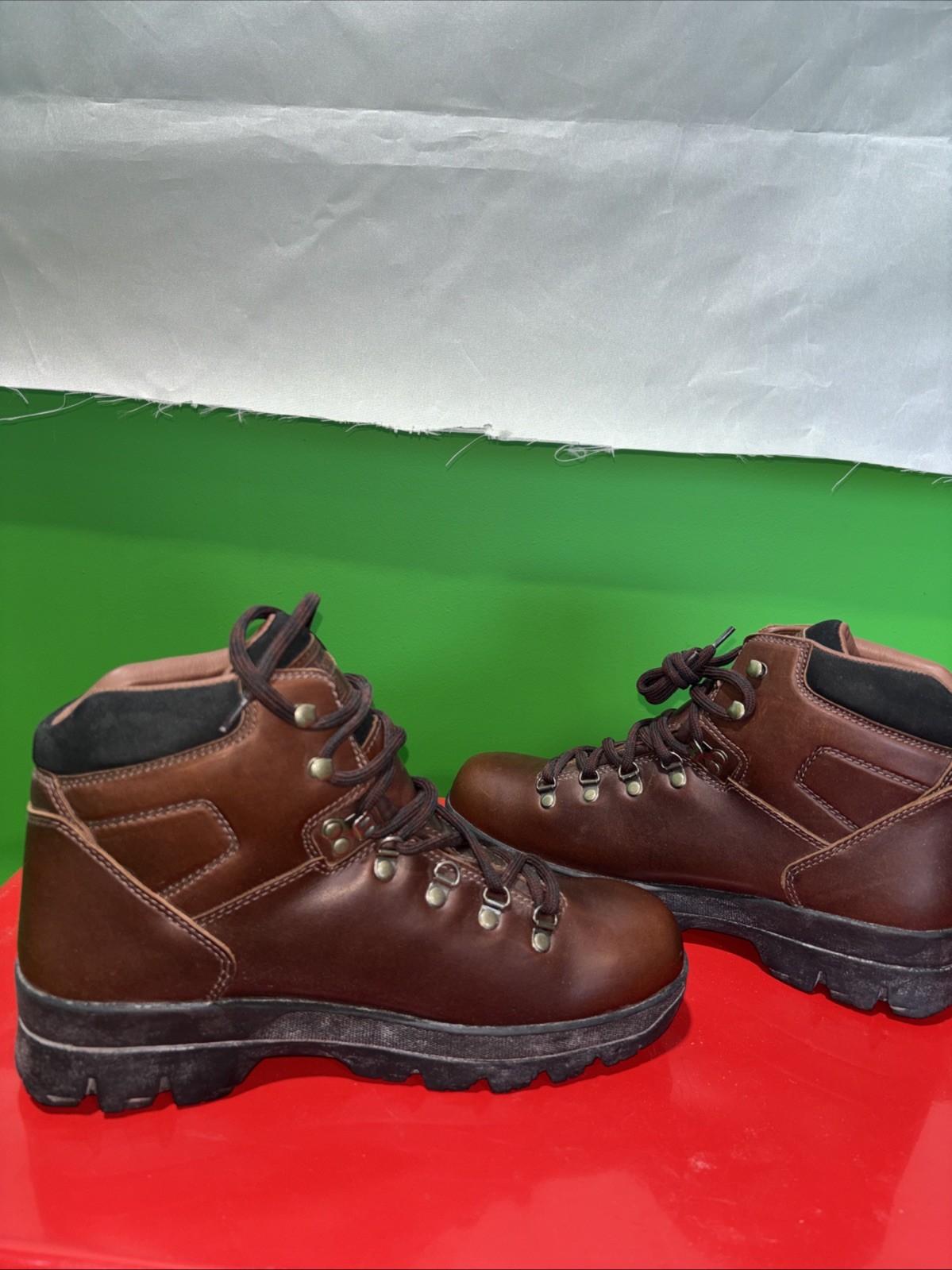 Timberland Men’s Gortex Boots Mahagony Brown Sz 11 NO BOX  DEAD STOCK ULTRA RARE image 5