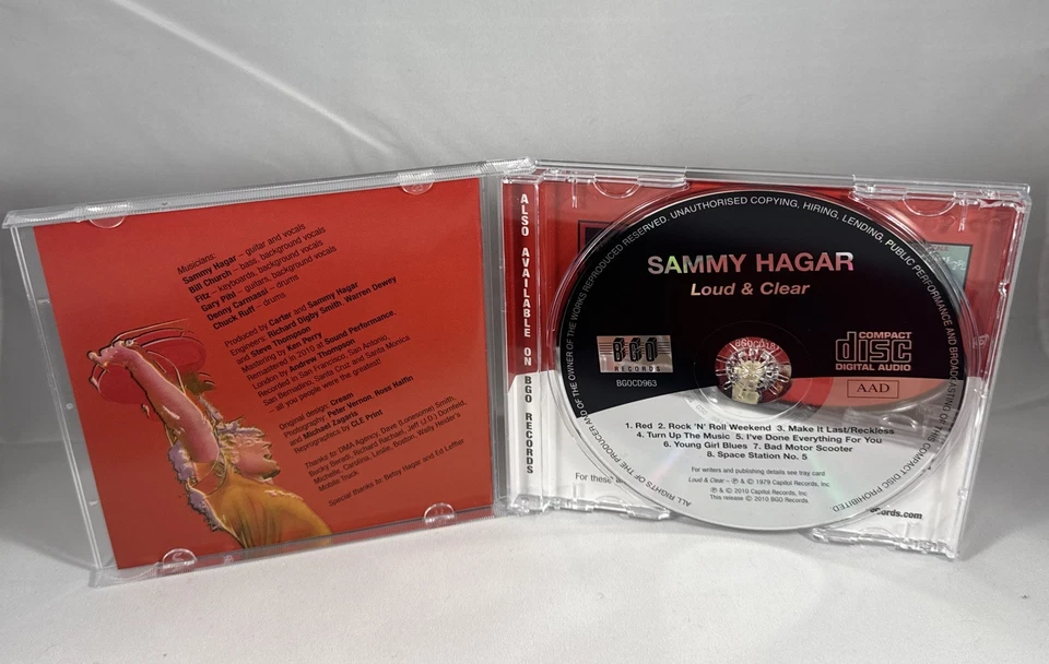 Loud & Clear by Sammy Hagar (CD, 2010) Digitally Remastered + Album Ten 13 Combo Foto 4 de 4