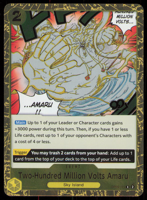 One Piece Card Game Two-Hundred Million Volts Amaru OP05-115 Rare NM FOIL