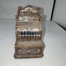 Rustic Old Fashioned Cash Register National music box Plays “Happy Trails”