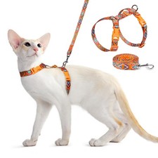 Cat Harness and Leash, Escape Proof Adjustable Kitten Vest, Lightweight Soft ...