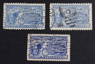 CKStamps: US Special Delivery Stamps Collection Scott#E8 E9a E10 Used