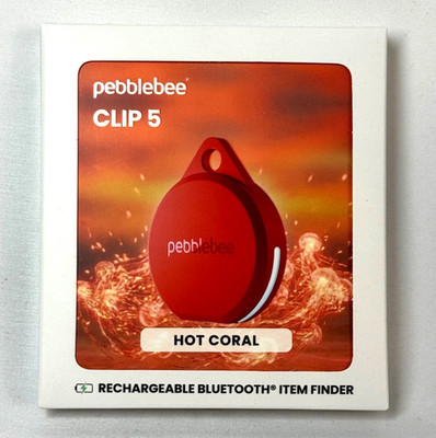 Pebblebee Clip 5 Rechargable Item Finder *BRAND NEW* (MSRP $34.99)