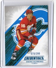 2024-25 Upper Deck Credentials Blue 075/299 Andrei Kuzmenko #96