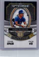 Bobby Valentine 2025 Leaf Optichrome Baseball 1/1 Pre Production Proof