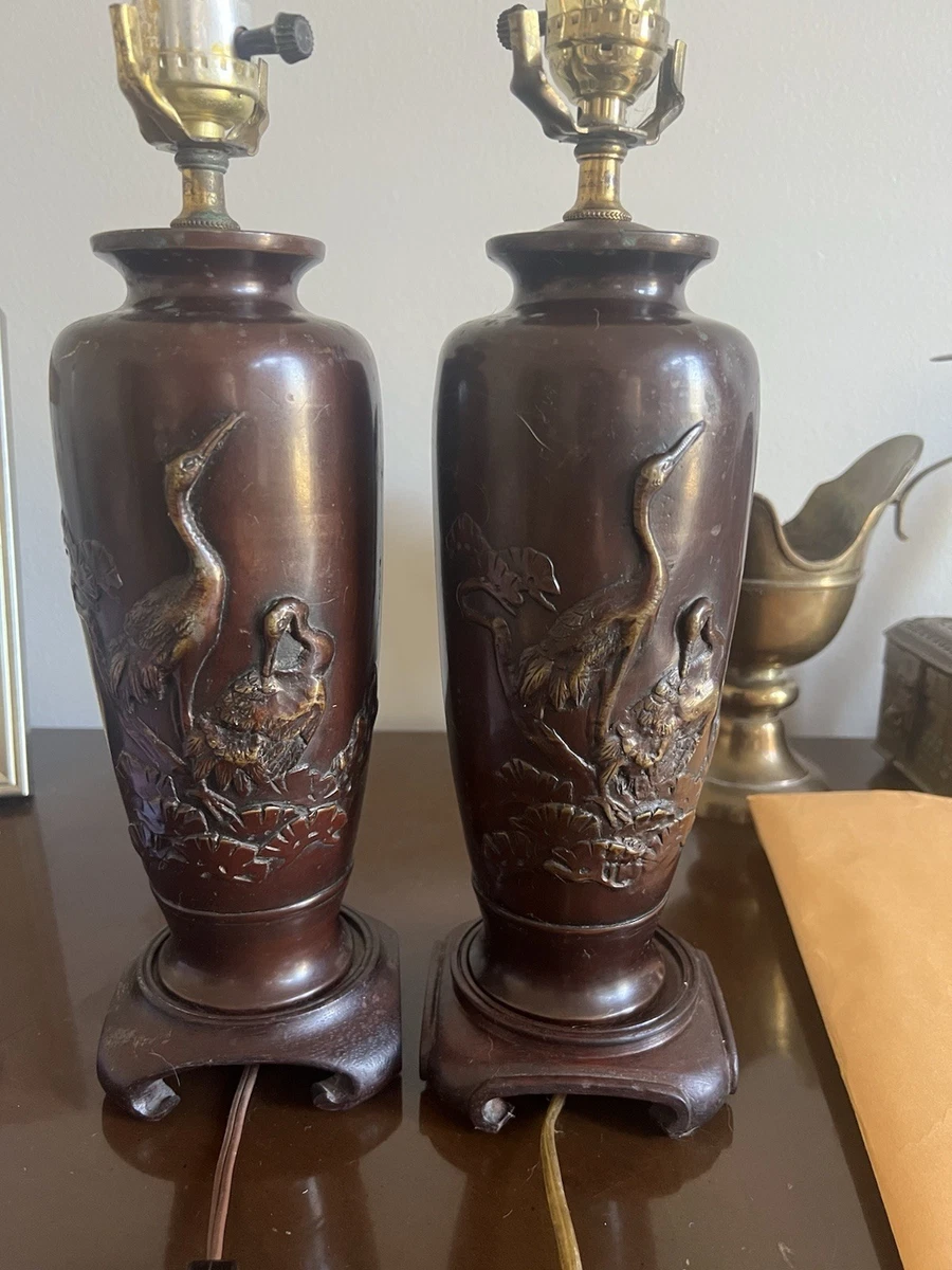 青銅花瓶　宏来造作 青铜日本花瓶1850-1899 | eBay