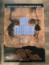 CRY FREEDOM - 27x40 Folded Movie Poster 1987 Denzel Washington