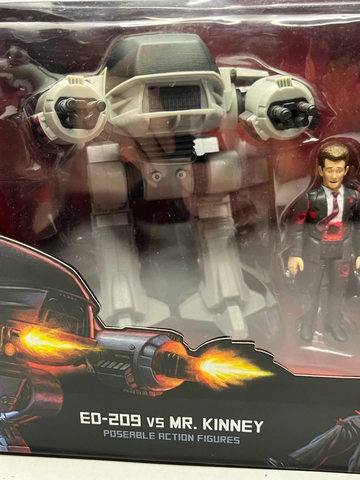 SUPER7 ROBOCOP EXCLUSIVO ED-209 & MR. KINNEY PAQUETE DE 2 FIGURAS REACCIÓN NUEVO Foto 2 de 4