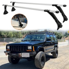 For Jeep Cherokee 1976-1997 Roof Rack Cross Bar Adjustable Cargo Carrier Luggage