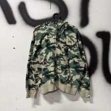 Bape Woodland Camo College Full Zip Up Hooide
