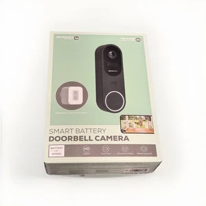 Merkury Smart Battery Doorbell Camera (Black)