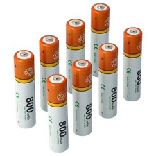 8x Batterie pour Bintec-Elmeg 2010 800mAh 1,2V