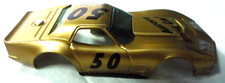 AFX tras CORVETTE HO Slot Car Body 50 YEARS of AURORA slots 1960-2010 , AFX