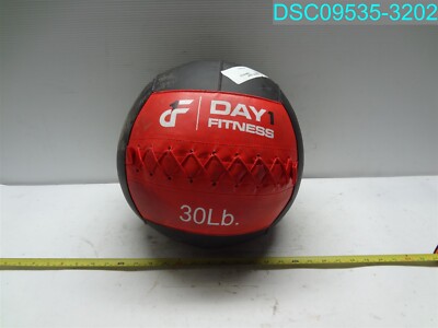 30 LB Day 1 Fitness Soft Wall Ball for Floor Exercises, Stretching Core Strength