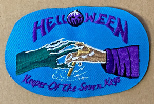 Helloween - Logo Cut Out Gewebter Aufnäher - Woven Patch NEU - Foto 9