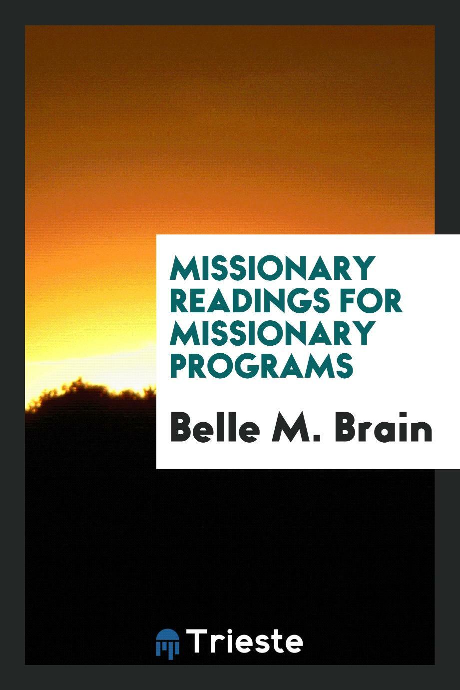 Missionary readings for missionary programs 9780649357284 | eBay