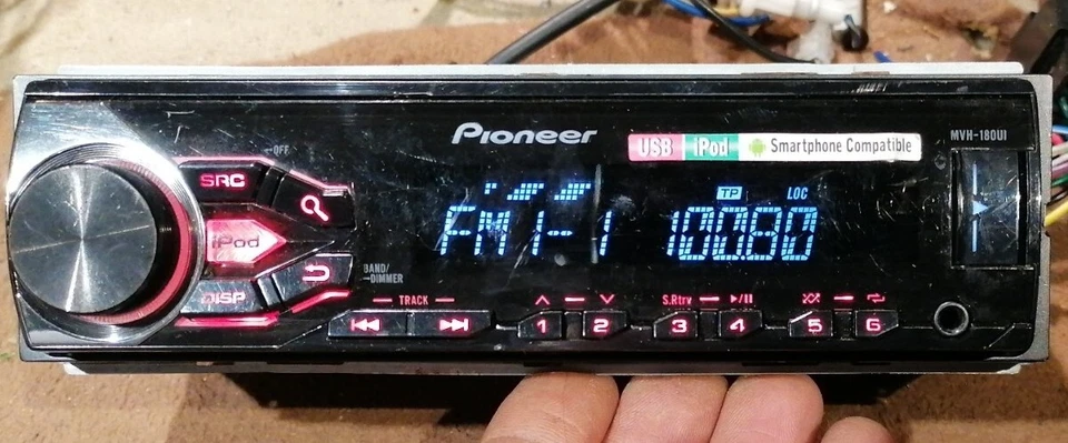 Pioneer MVH-180UI Autoradio USB MP3 WMA WAV FLAC AUX + Adapter + Rahmen - Bild 4 von 4