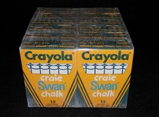 Crayola Nontoxic White Chalk 12 Sticks/Box - Qty. 12 Boxes