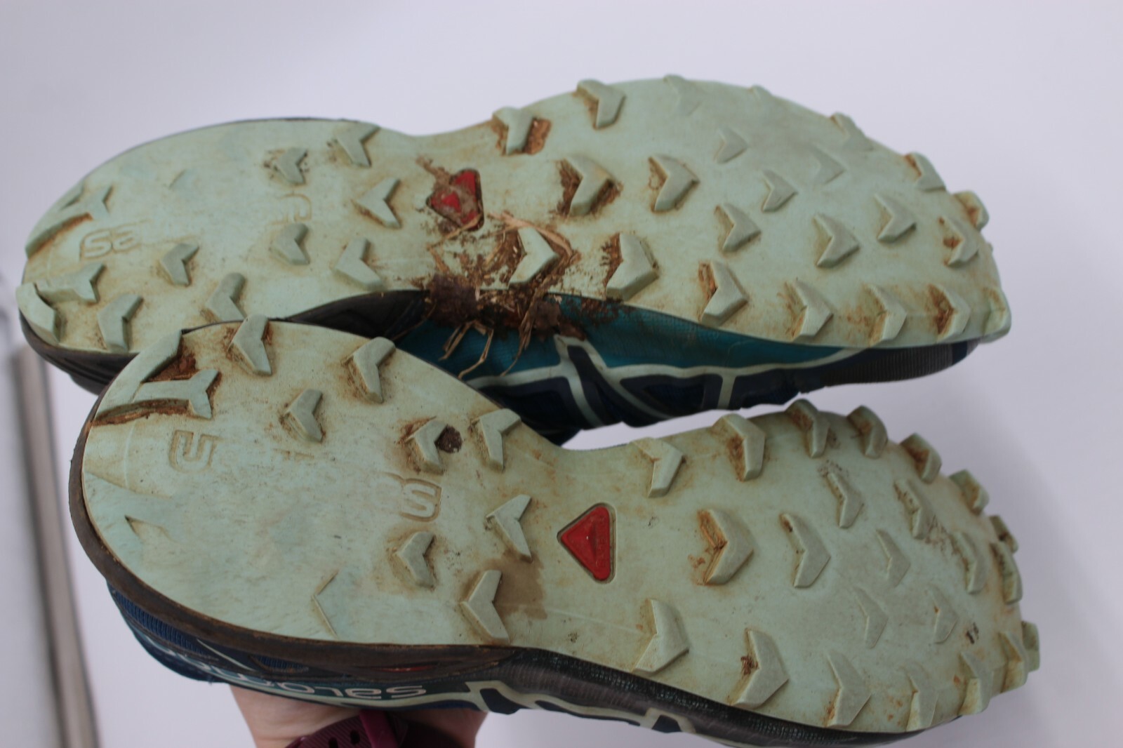 Scarpe da trail running Salomon Speedcross 4 da donna taglia 9 blu grigio bungee atletiche