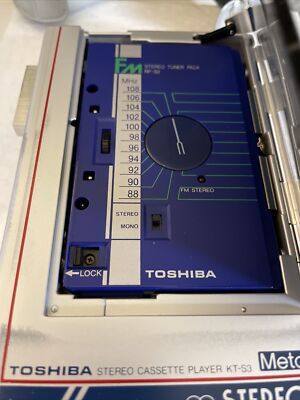 Vintage 1982 Toshiba KT-S3 Walkman Rare Cassette Player In