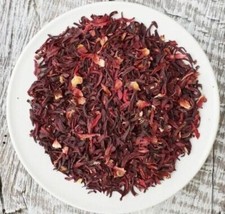 Hibiscus Dried Flower Organic Cut Flowers - Hibiscus Sabdariffa- 100 Premium