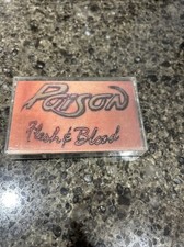 POISON FLESH  BLOOD CASSETTE TAPE 1990 TESTED AND WORKS 