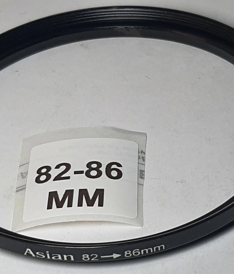 82-86mm Metal Step Up Adapter Ring 82mm Lens to 86mm Filter Converter E-82-E-86 - Image 4 of 4