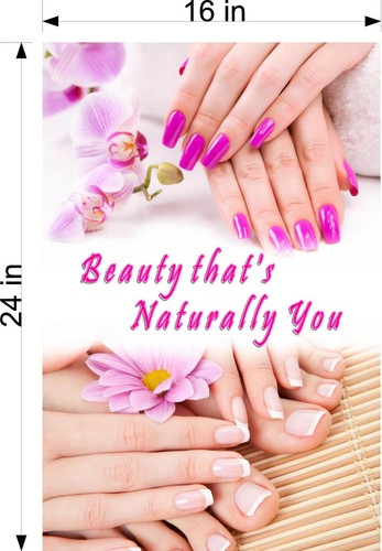 Quote 02 Wallpaper Fabric Poster Adhesive Backing Décor Decal Spa Salon Vertical - Picture 5 of 10