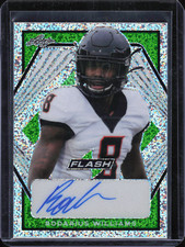 2021 Leaf Flash Auto RC /25 #PA-RW2 Rodarius Williams Portrait Auto Green