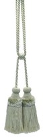 DÉCopro Raffhalter Mit Quasten Tieback Ecru Ivory Set 10, Rayon