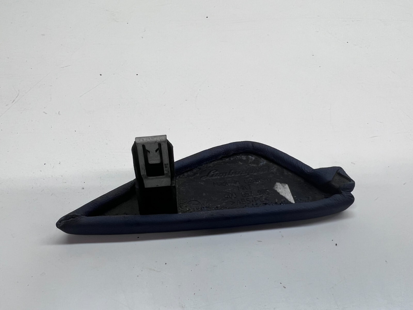 LAMBORGHINI GALLARDO LH DRIVER LEFT DASHBOARD END COVER BLUE OEM 400857085