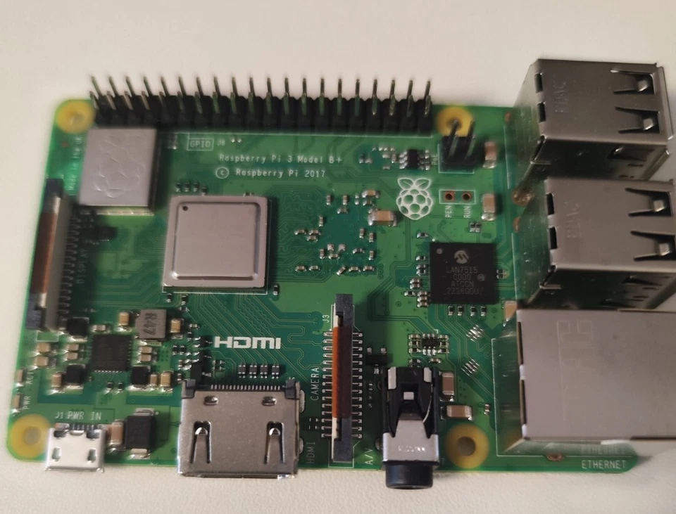 2017 Raspberry Pi 3 Model B+ Plus 1.4 GHz 64Bit Quad WLAN 5GHz + CPU Heatsink  - Bild 3 von 4