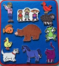Brown Bear Felt / Flannel Board Set
