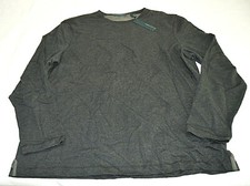 Perry Ellis Mens Sweater Long Sleeve Crew Neck Pullover Dark Gray Size XL NWT