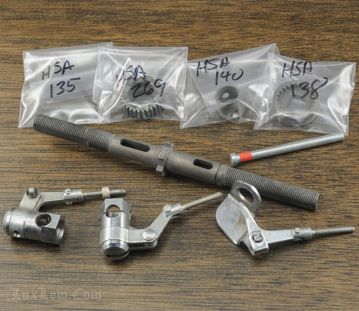 NOS Vintage Sturmey Archer S5 Bike Hub PARTS Axle Bellcrank Nut