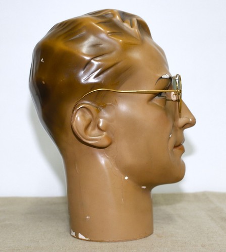 NUEVO 1940 Marco de Metal Dorado Railwayman Pilot Gafas de Sol Lente Plana Hecho en Francia - Imagen 5 de 13