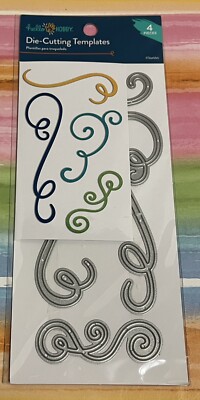 NEW Hello Hobby die cutting templates flourishes Flourish Borders