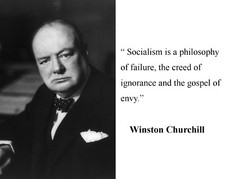 Winston Churchill Quotes Socialism Famous Quote 11 x 14 Photo Picture #d1