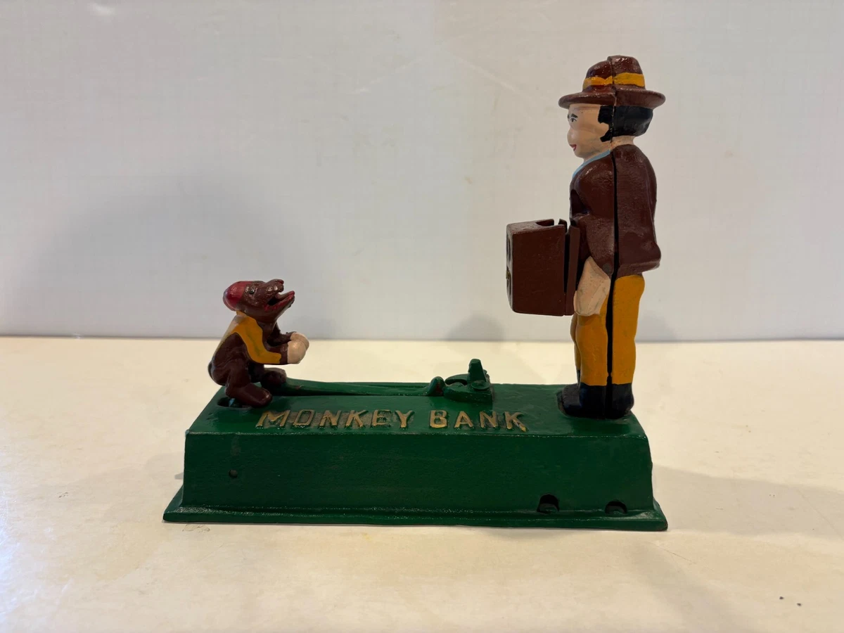 Monkey Bank In Collectible Mechanical Banks for sale | eBay