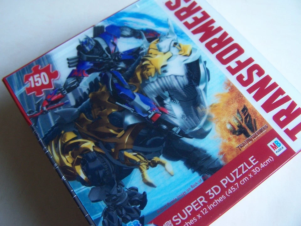 TRANSFORMERS Super 3D Puzzle 18"X12" 150 Piece - NIB, never opened  - Image 2 of 4