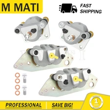 Front Rear Brake Calipers for Polaris RZR 900 Ranger 500 570 700 800 900 Diesel