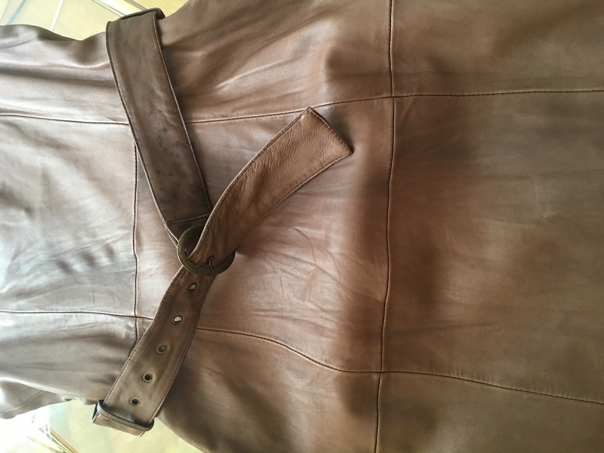 Leather Dress GESTUZ size 38 | eBay