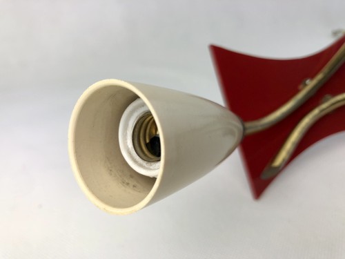 🟨 Lampada Appliqué Wall Lamp Vintage 50s 60s Original Stilnovo Arteluce Style - Foto 11 di 12