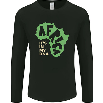 My DNA Juneteenth Schwarz Leben Matter Afrikanische Herren Langärmelig