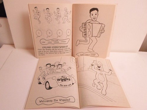 New ! Lot of 2 *The Wiggles* Coloring Activity Puzzle Maze Music Dance Game Book - Picture 2 of 4