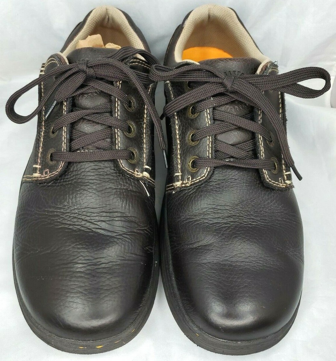 Mens Dr. Martens Brown Pebbled Leather Rockland Oxford Shoes  display picture 2